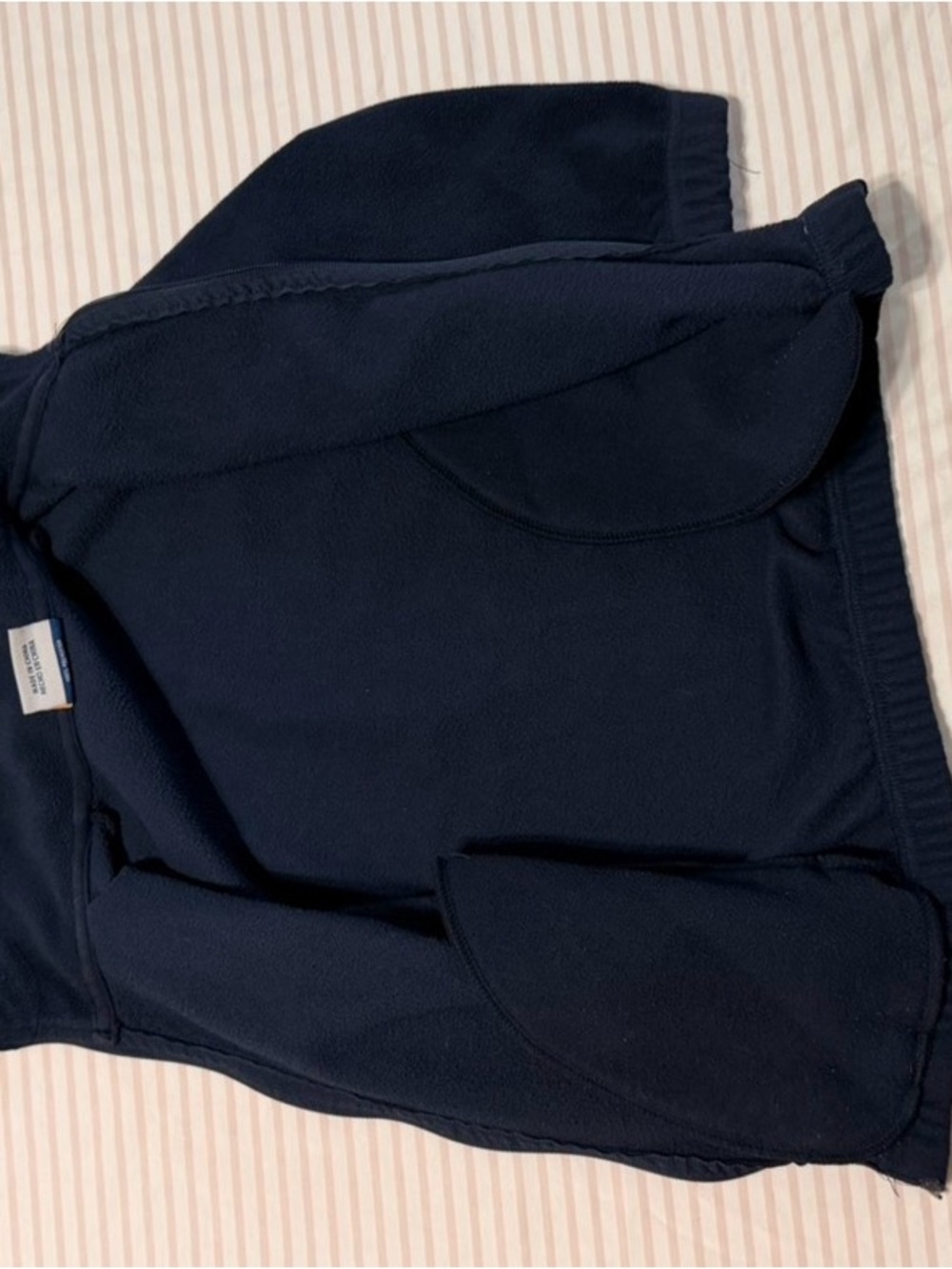 Navy Kids Fleece Jacket - Classic Comfort
